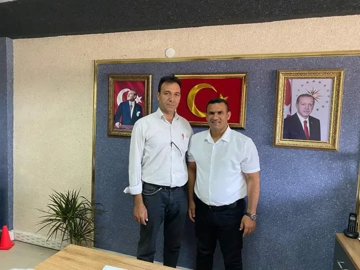 Yüzbaşılar Köy Muhtarı Aktaş’dan Iğdır Gençlik Ve Spor İl Müdürlüğü Spor Şube Müdürü Ziyaret