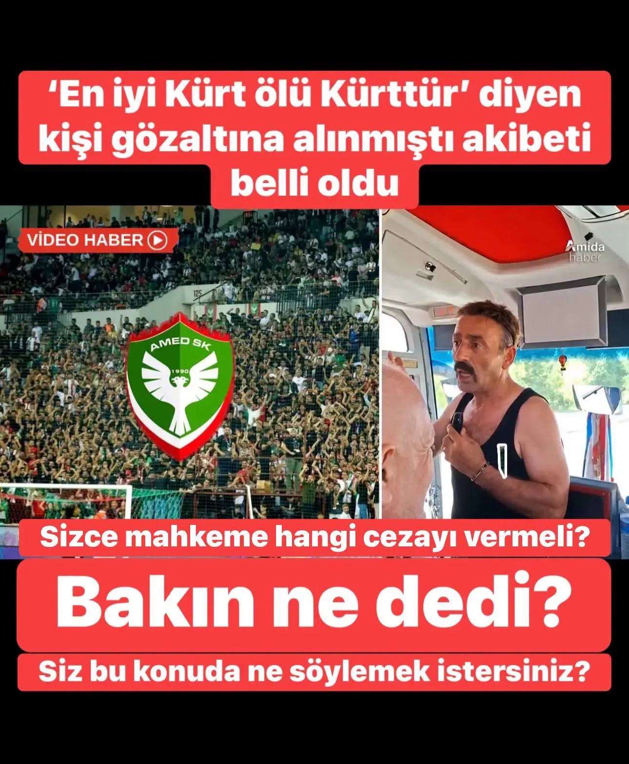“‘En İyi Kürt Ölü Kürttür’ Diyen Şüpheli Tutuklandı! Trabzonspor Taraftarı Olduğu İddia Edilmişti”