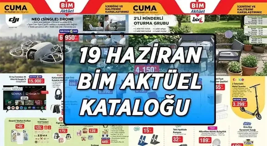 19 Haziran BİM Aktüel Ürünler Kataloğu: Akıllı Teknoloji ve Yazlık Ev Eşyalarında Dev Fırsatlar