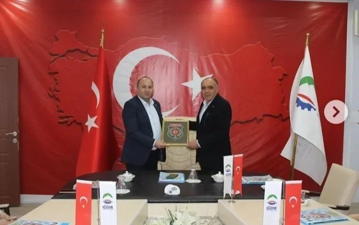 Başkan Orhan Severli'den Yönetim Kurulu Başkanı Kamil Arslan'ı Ziyarete Bulundu