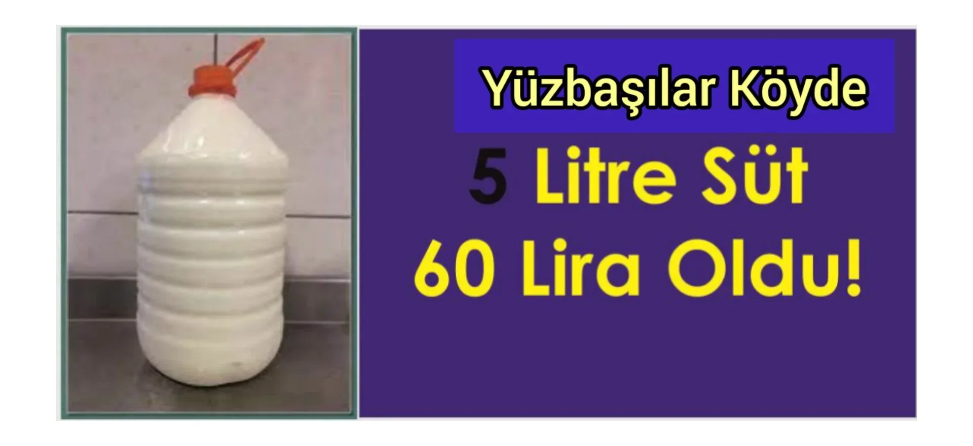 Iğdır merkezine bağlı Yüzbaşılar köyde sütçülerinden süte zam!