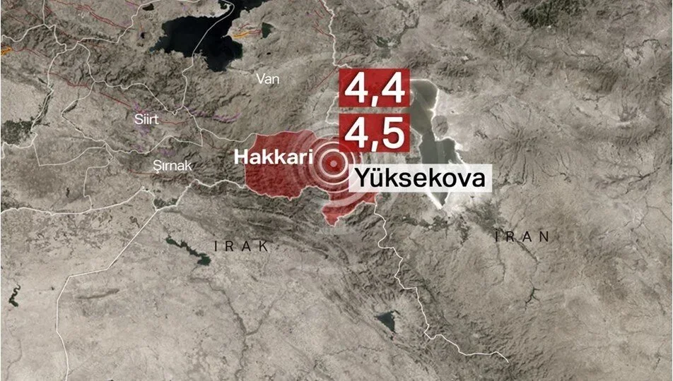 Hakkari’de Yılın Son Gününde Art Arda Depremler