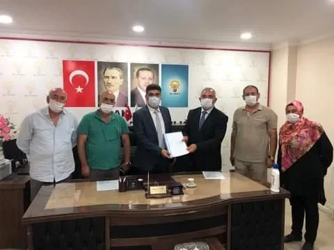 Op. Dr. Erez İçin Toplanan Dilekçeler İl Başkanı Ayaz’a Teslim Edildi