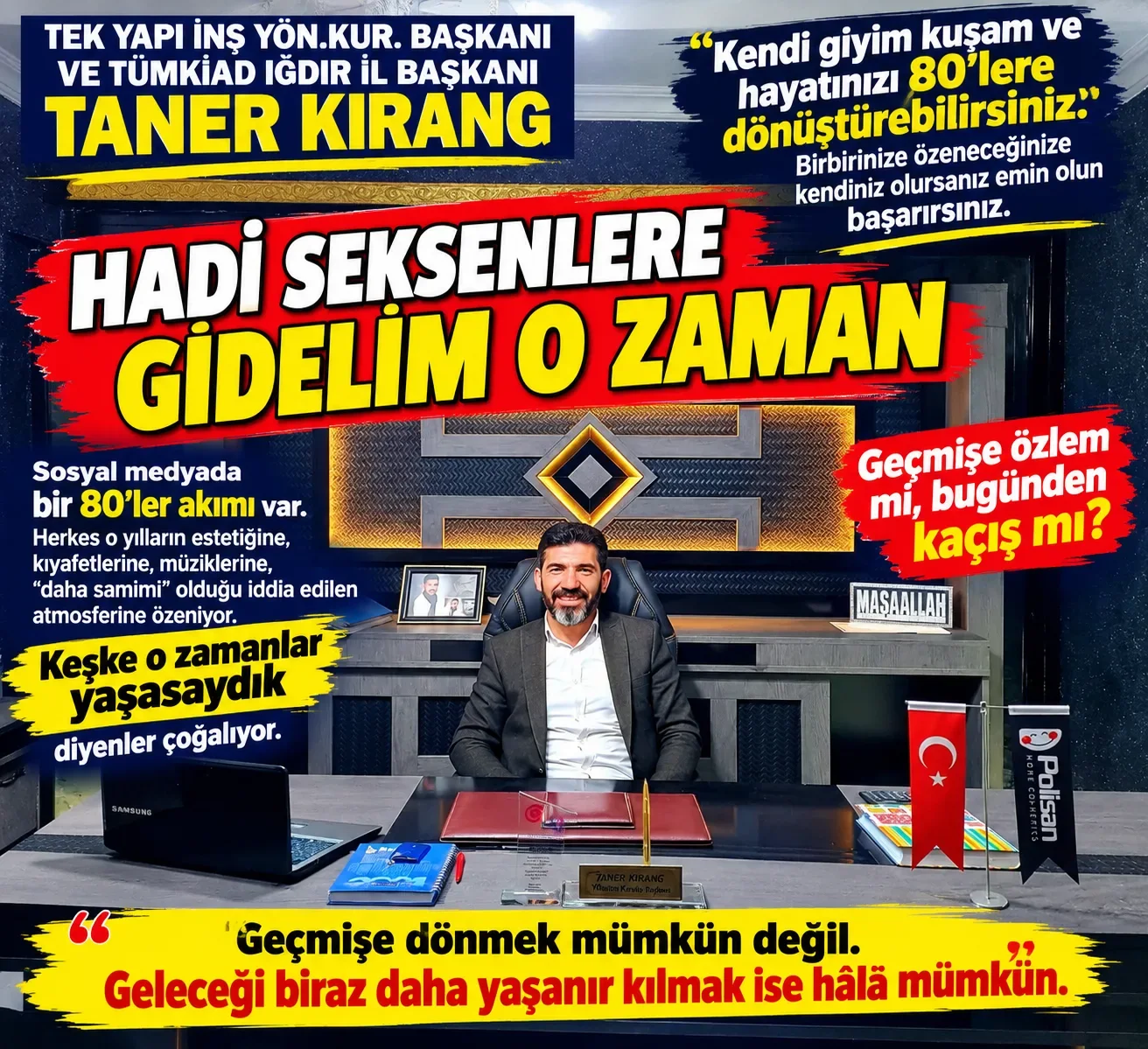 HADİ SEKSENLERE GİDELİM O ZAMAN!