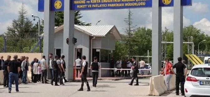 Ankara'daki MKE Roket ve Patlayıcı Fabrikası'nda patlama