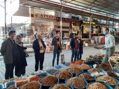 AK Parti Iğdır il teşkilatı'ndan esnaf ziyareti