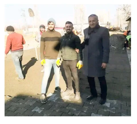 Muhtar Mehmet Alabuga Çalışıyor Özvatan Mahallesi Güzelleşiyor