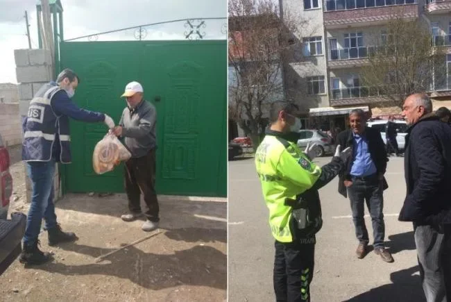Iğdır Polisi COVİD-19 Tedbirleri Kapsamında Görev Başında