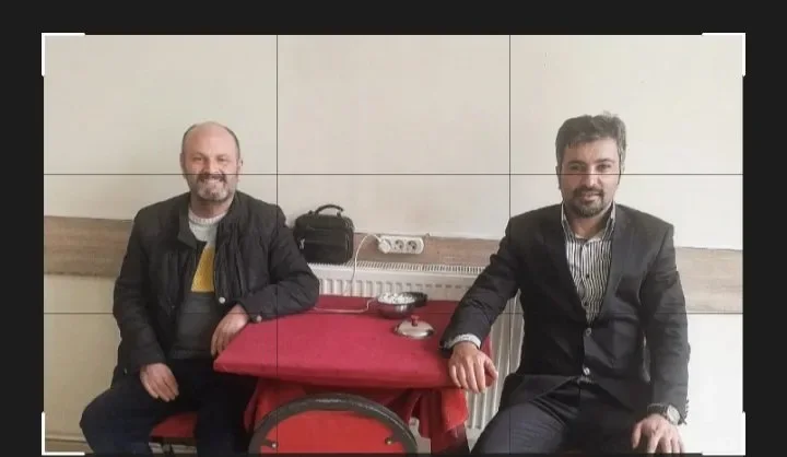 Yeni başkanla hasbihal çay...