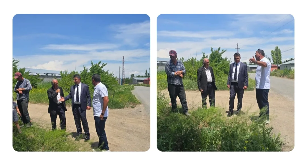 İl Özel İdaresi Genel Sekreteri Yüksel Kasım Çarman, Kırsal Alandaki Sorunları Yerinde İnceledi