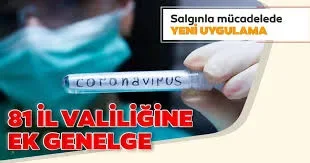 81 İl Valiliğine "Koronavirüs Salgını" Konulu Ek Genelge Gönderildi