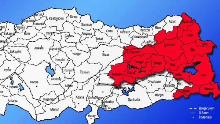 Doğu Anadolu Fay Hattındeki İller- Depremde Iğdır, Kars Ve Riskli