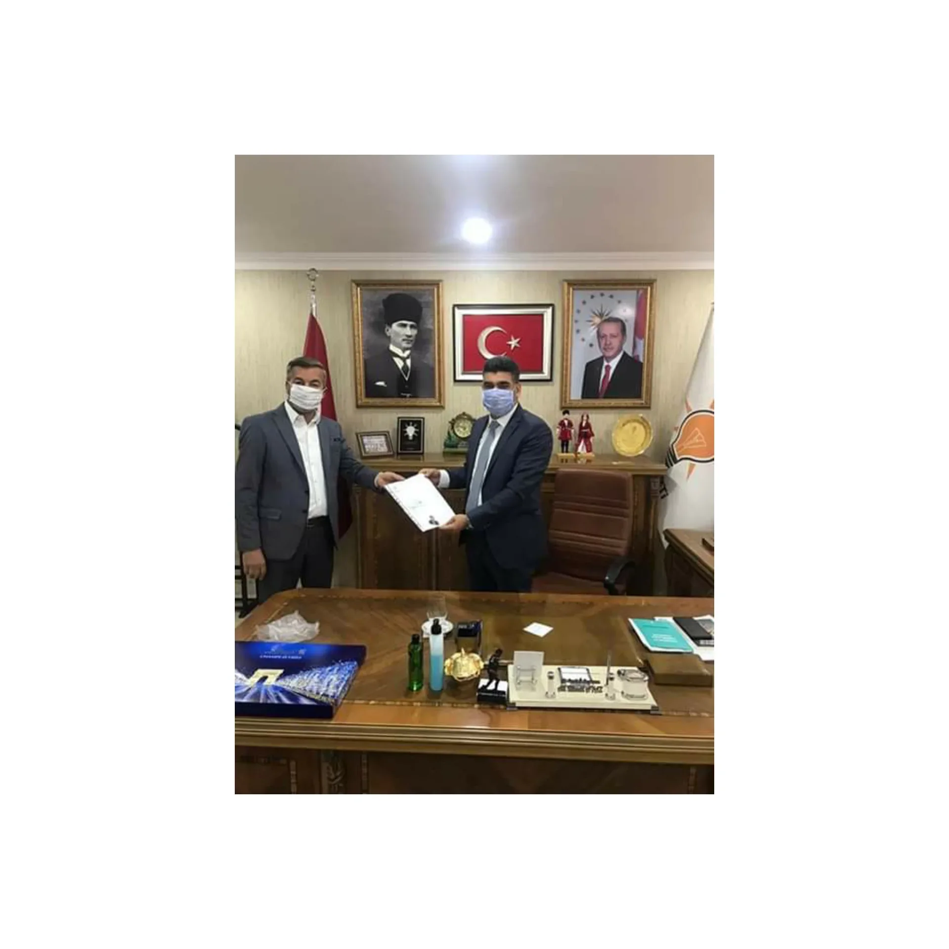 Başkan Toka, yuvaya geri döndü AK Parti'de müraacatını yaptı