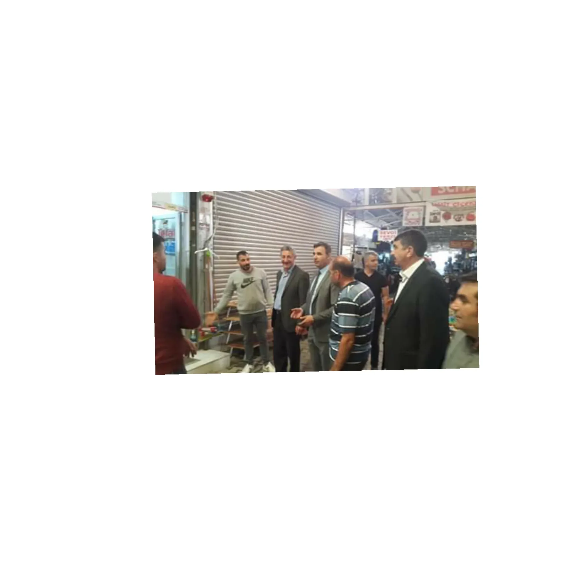YIKILAN METRUK BİNALARDAKİ İŞ YERİ SAHİPLERİYLE BİRAYA GELDİK