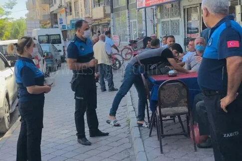 Zabıta Amiri Caner Aydın Kaldırım İşgaline son verelim