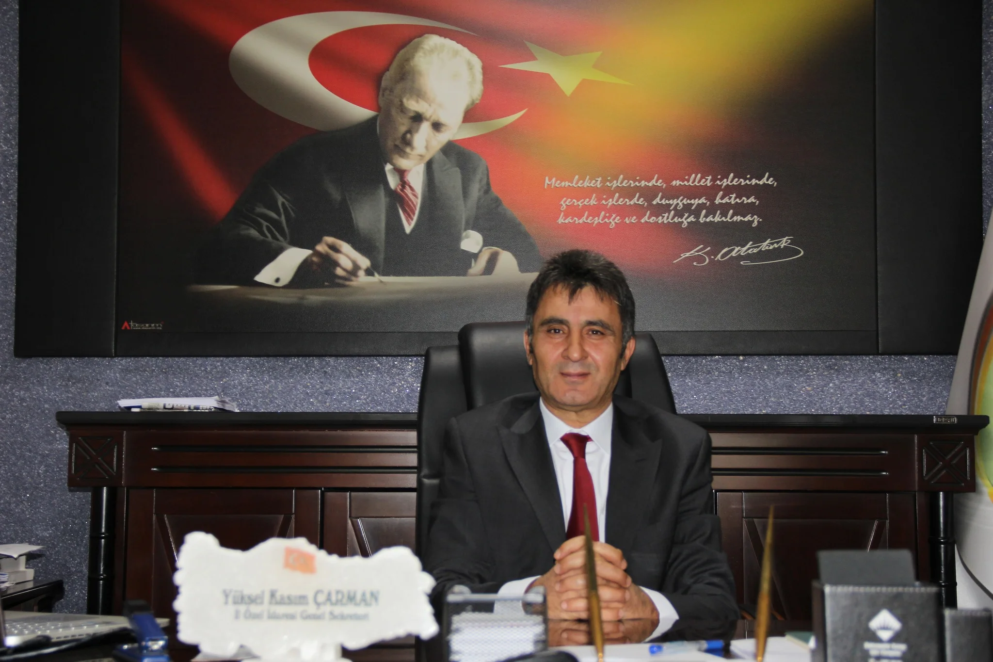Iğdır Genel Sekreteri Yüksel Kasım Çarman'ın sahada