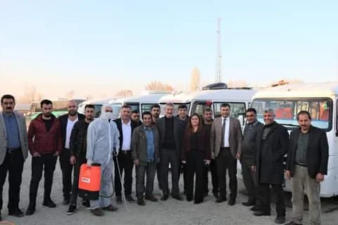 Belediye Otobüslerinde Korona virüs Önlemi İçin Dezenfekte Çalışmalarına Başlandı