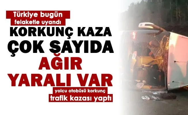 İzmir’den Iğdır’a doğru yola çıkan otobüs kaza yaptı