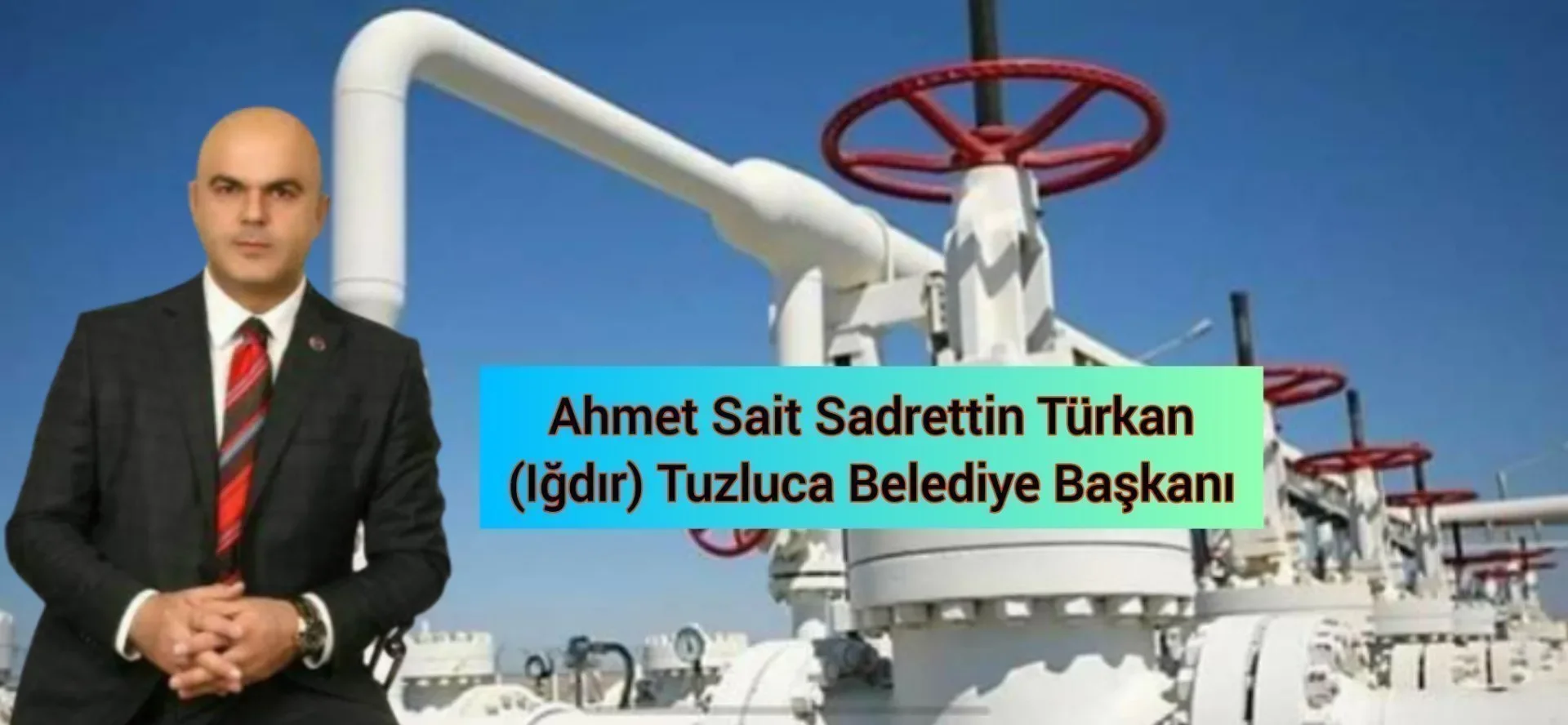 Başkan Sadrettin Türkan, doğalgaz hattının, Tuzlucalı ailelere müjdecisi