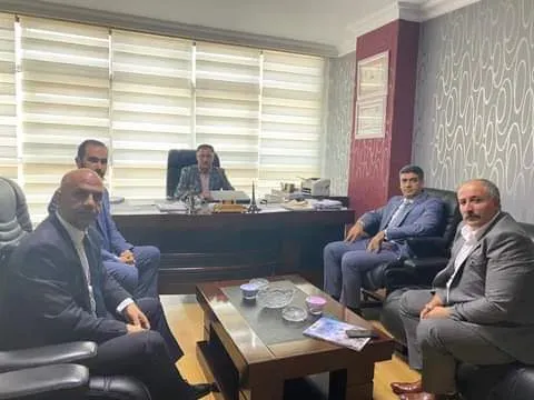 AK Parti İl Başkanı Ve Beraberindeki Yöneticilerden Eski Başkanı Ziyaret