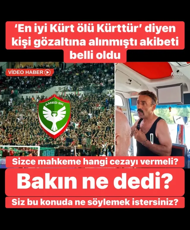 “‘En İyi Kürt Ölü Kürttür’ Diyen Şüpheli Tutuklandı! Trabzonspor Taraftarı Olduğu İddia Edilmişti”