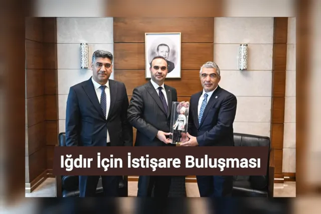 AK Parti Iğdır Heyetinden Sanayi ve Teknoloji Bakanı'na Ziyaret: "Durmak Yok, Hizmete Devam