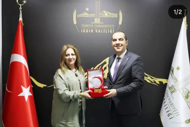Kızılay’dan Iğdır Valisi Taşolar’a Ziyaret: İş Birliği ve Yardım Faaliyetleri Masaya Yatırıldı