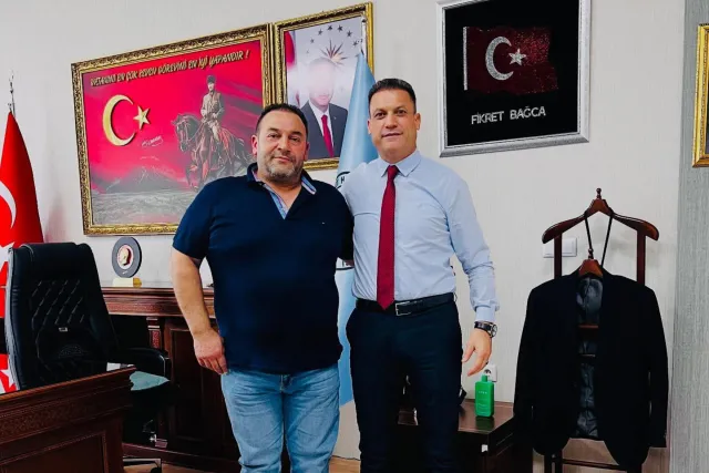 Erdal Adsız’dan Müdür Bağca’ya Nezaket Ziyareti