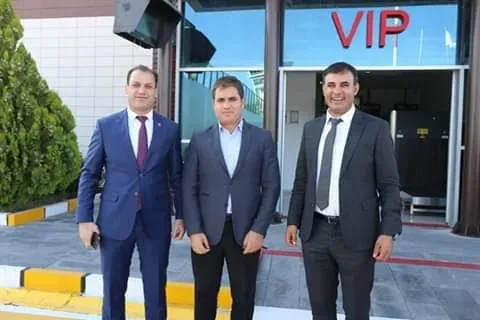 IĞDIR BELEDİYE BAŞKANI AKKUŞ HAVALİMANI MÜDÜRÜNÜ ZİYARET ETTİ