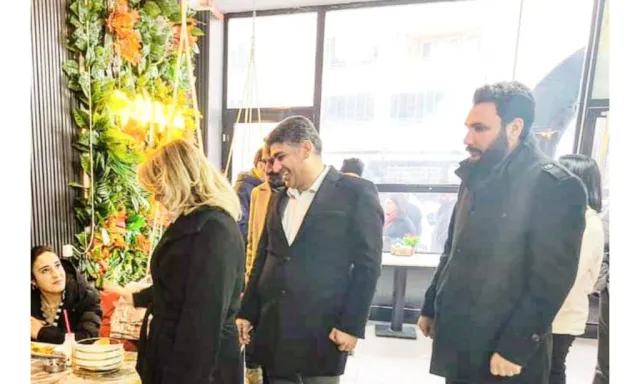 Akan Gündere ve İl Başkanı Ali Kemal Ayaz, Seçim Çalışmalarında Birlikte Hareket Ediyor