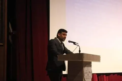 Başkan Ayaz'ın Kürsüde Etkili hitabını samimi Duygularıyla hitap etti