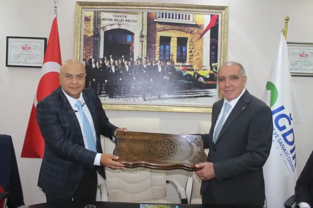 Ermenistan Sanayiciler ve İş Adamları Birliği’nden Iğdır Ticaret ve Sanayi Odası’na Ziyaret