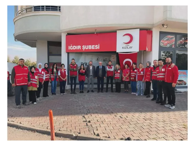 Genel Başkan Yardımcısı Ramazan Saygılı’dan Iğdır Kızılay Şubesine Ziyaret