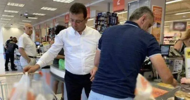 Ekrem İmamoğlu market alışverişi tartışma konusu oldu
