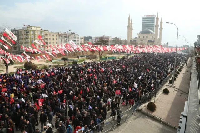 Şanlıurfa'da Yeniden Refah Partisi'nin büyük mitingi