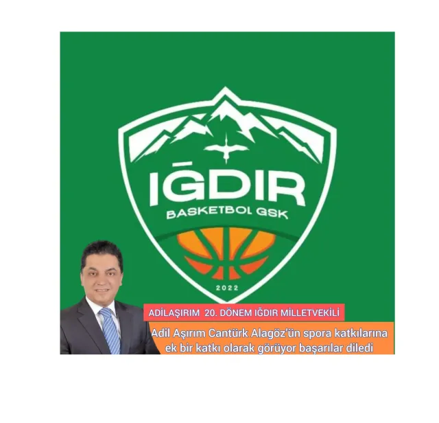 Adil Aşırım Cantürk Alagöz’ün spora katkılarına ek bir katkı olarak görüyor başarılar diledi