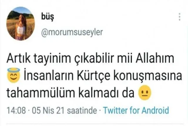 Mardin'in Nusaybin ilçesinde öğretmenden Irkçı Paylaşımı: