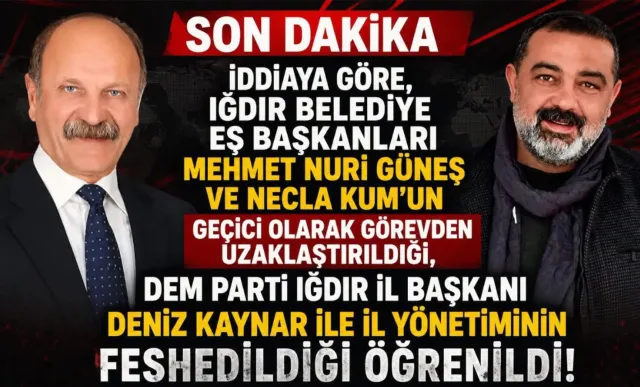 DEM PARTİ IĞDIR BELEDİYESİ’NDE DİKKAT ÇEKEN İDDİALAR