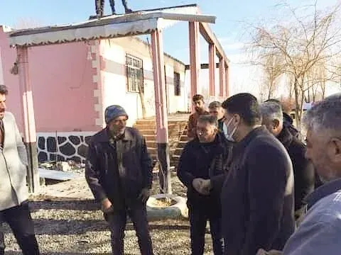 Evi Yanan Vatandaşa Başkan Ali Kemal Ayaz el attı