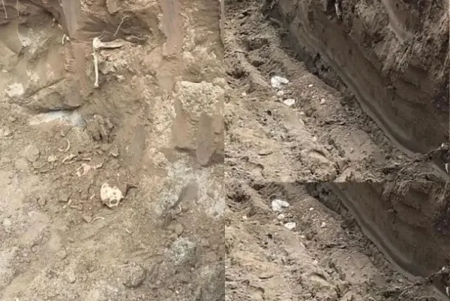 Iğdır'da Bir İnşaatın Temelinde Kemikler Ortaya Çıktı..!