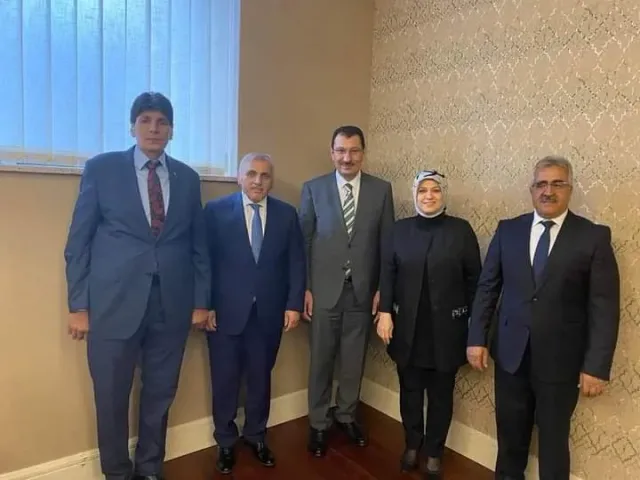 Aralık Başkanı Hüseyin Şeyran AK Parti genel merkezini ziyaret etti