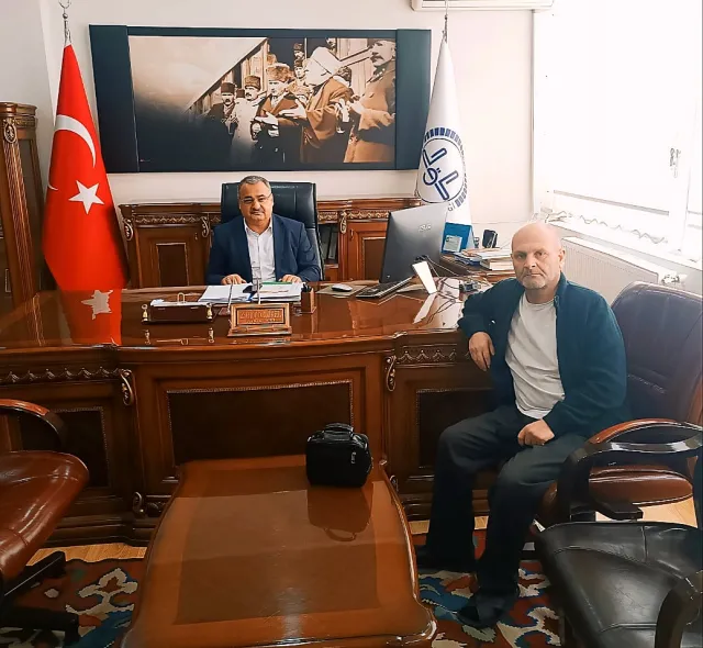 Gazeteci Tahir Kavri, Iğdır İl Müdürü Zahit Demirel'i Olumlu Bir Ziyaret Gerçekleştirdi