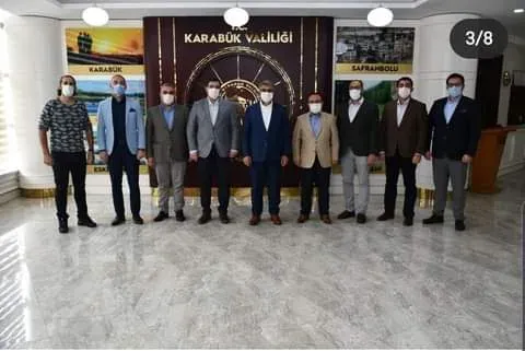 Iğdır Vakfı mütevelli heyeti üyesi saygı değer hemşehrimiz Karabük Valisinin ziyaret