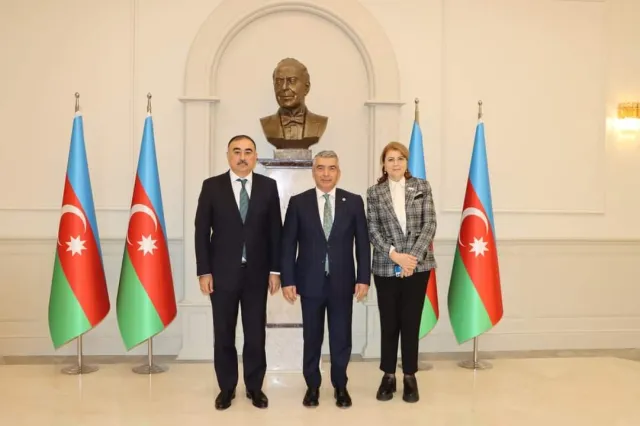 Milletvekili Cantürk Alagöz, Azerbaycan Büyükelçiliği Ziyareti