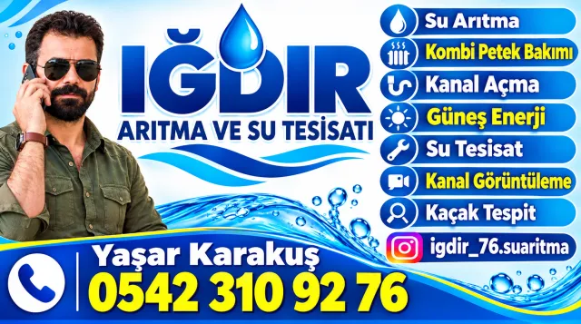 💧 IĞDIR ARITMA VE SU TESİSATI