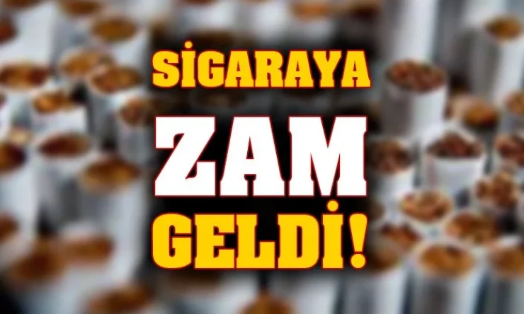 Sigaraya zam geldi