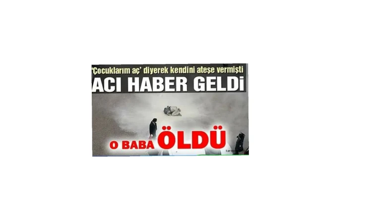 ACI HABER GELDİ O BABA ÖLDÜ