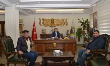 Hayvan Pazarı'nın yeniden açılmasına sebep olan Erhacı köyün muhtarı...