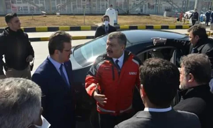 Sağlık Bakanı Koca, Dilucu’nda İncelemelerde Bulundu