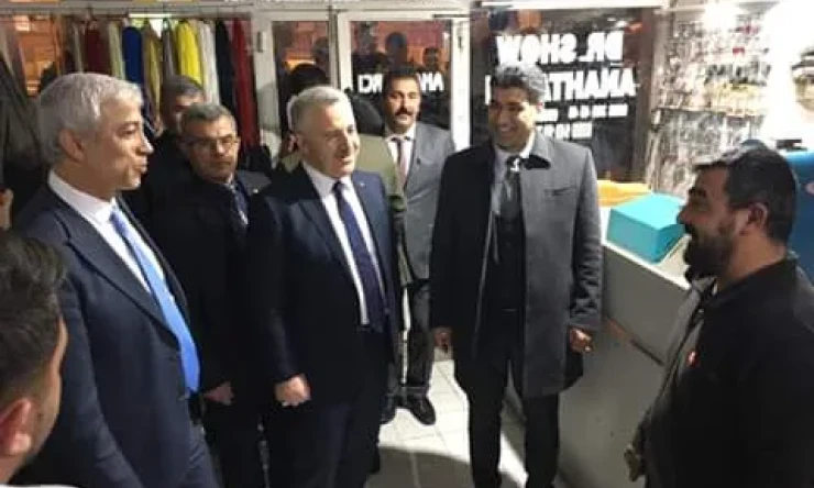 Ak Parti İl Başkanı Ali Kemal Ayaz, Iğdırlı Esnafını Ziyaret Etti